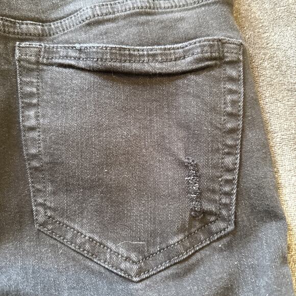 Topshop Moto Women's Jamie Jeans Denim Stretch Distressed Black Size W26xL30 - Picture 13 of 16